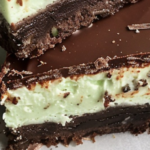 Barras de cheesecake de chocolate y menta 😋