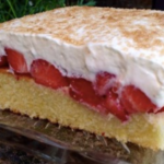 Pastel de fanta con fresas – simplemente delicioso