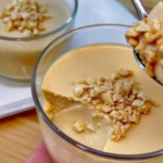 Receta de postre de pudín de leche de 3 ingredientes sin hornear