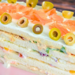 Pastel sándwich: ¡hermoso y súper delicioso!