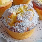 Muffins de quark con natillas listas para el horno en tan solo unos minutos