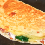 Wraps de desayuno con huevo y queso
