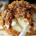Helado frito