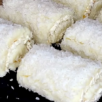 Rollitos de coco: la receta cremosa y sin cocción que debes probar de inmediato