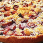 Pastel de ciruela, mmm increíblemente delicioso! 😋