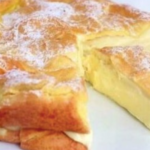 Pastel de natillas polacas