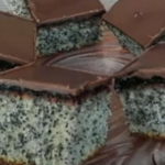 Pastel de semillas de amapola con 10 minutos de preparación