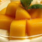 Panna cotta de mango